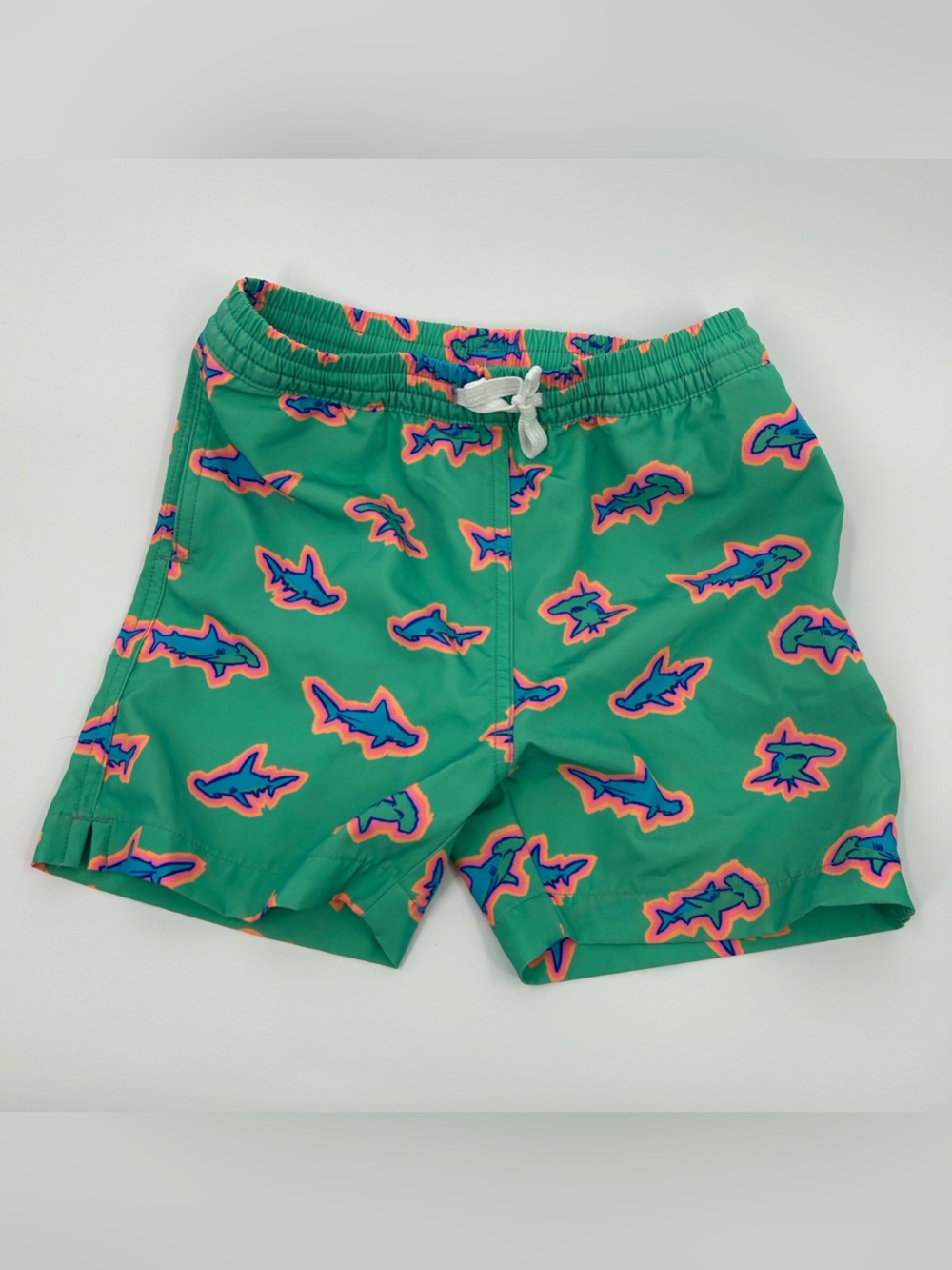 Chubbies Kids Shark Print Swim Trunks Youth 6
